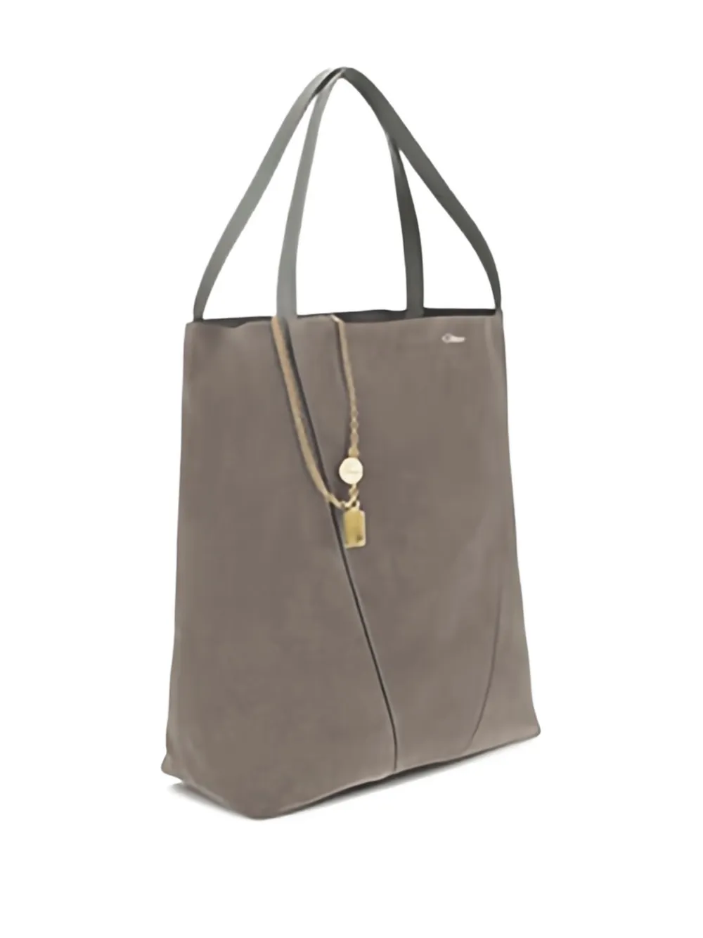 Chloé large Spin tote bag - Grijs