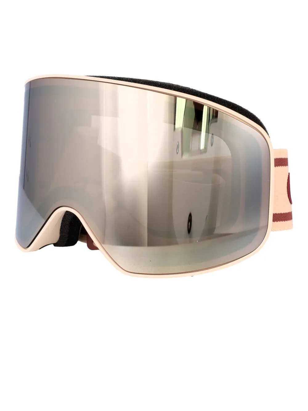 Chloé Logo-strap Ski Goggles In Neutral