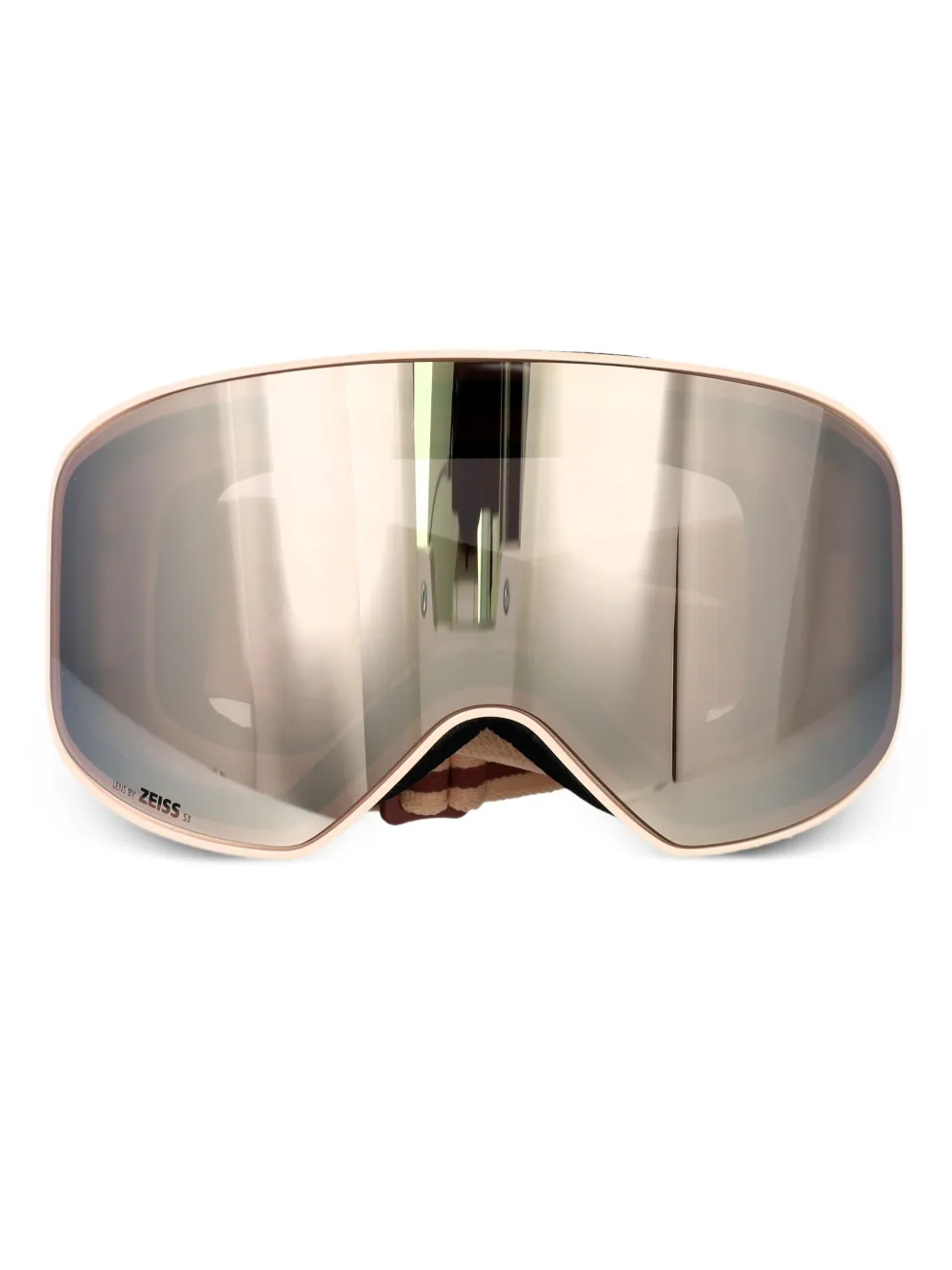 Chloé Logo-strap Ski Goggles In Neutral