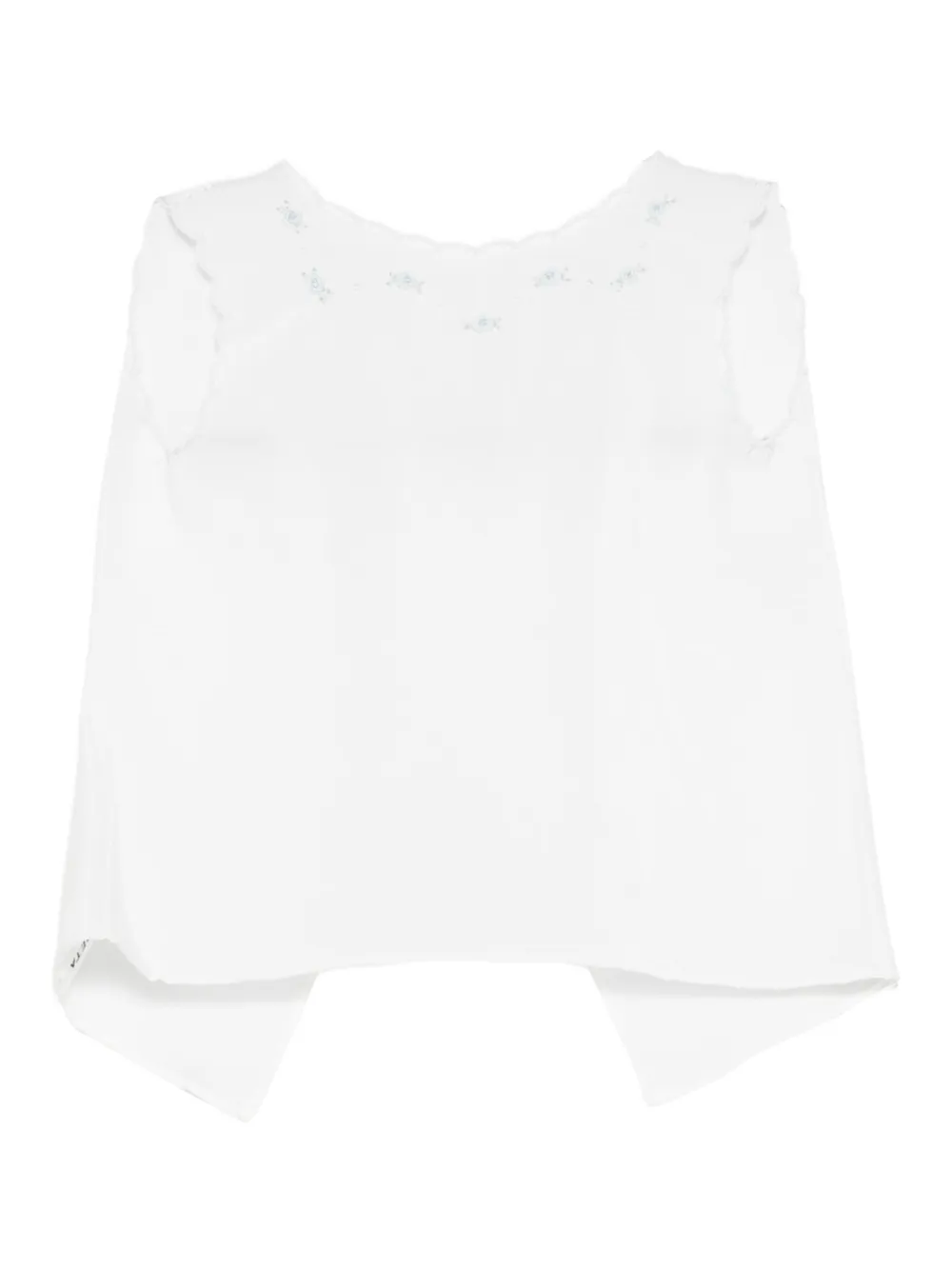 Mariella Ferrari embroidered top - Bianco