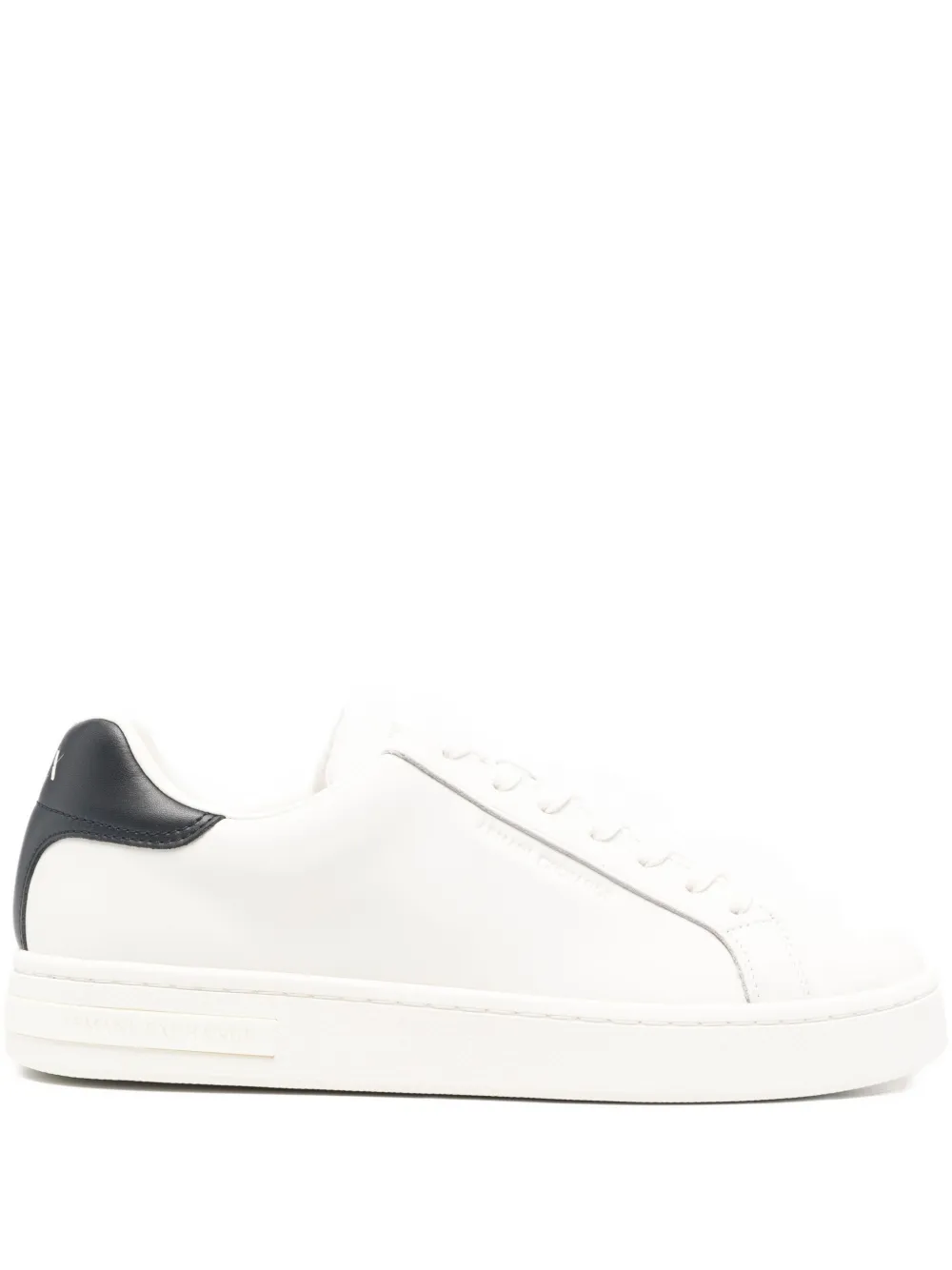 Armani Exchange logo sneakers Wit
