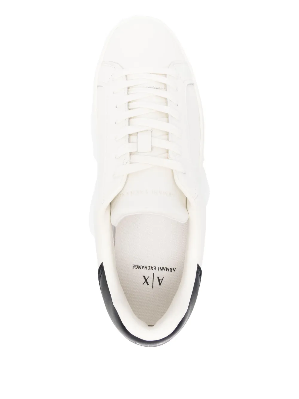 Armani Exchange logo sneakers Wit