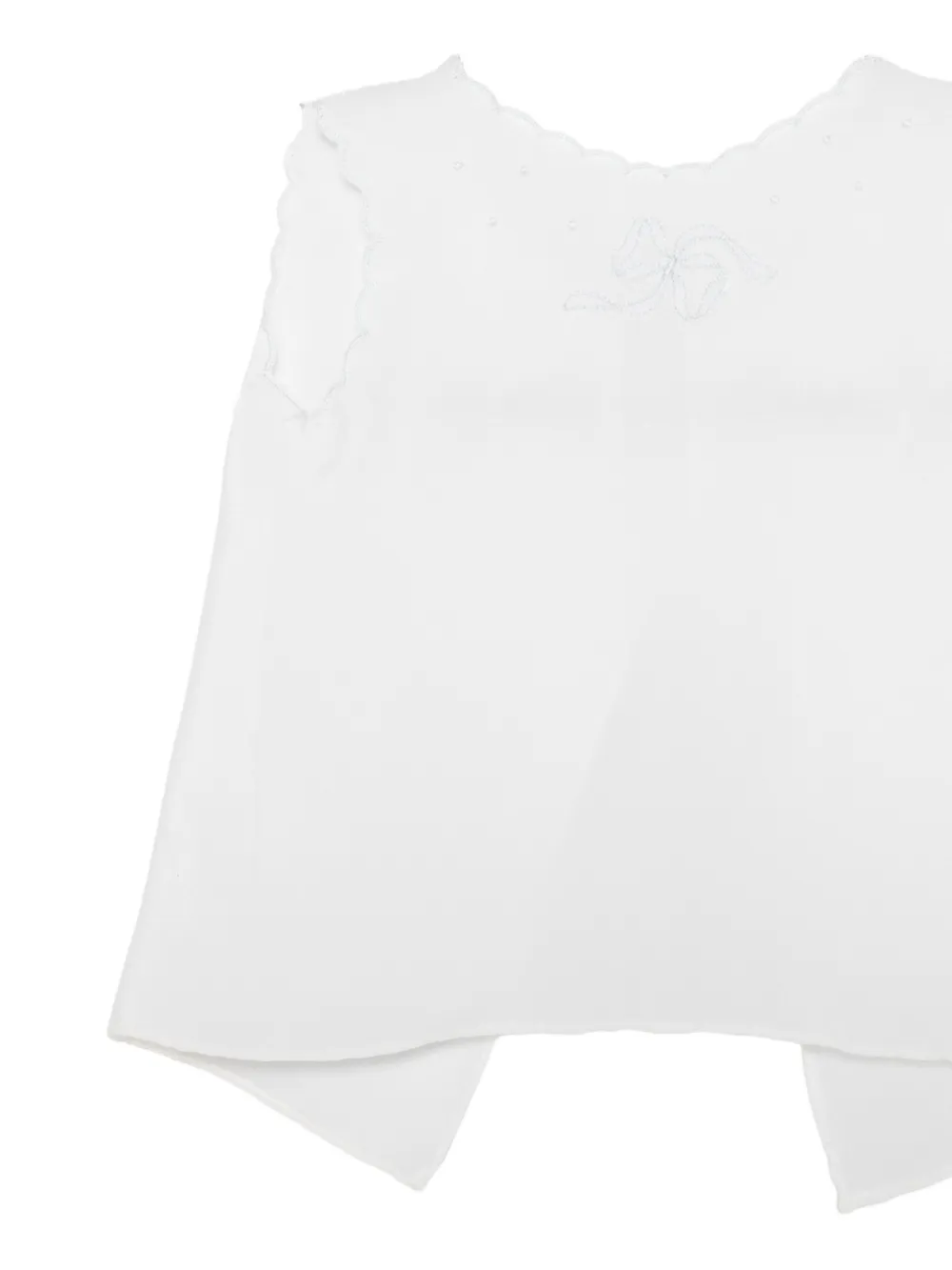 Mariella Ferrari Top met borduurwerk Wit