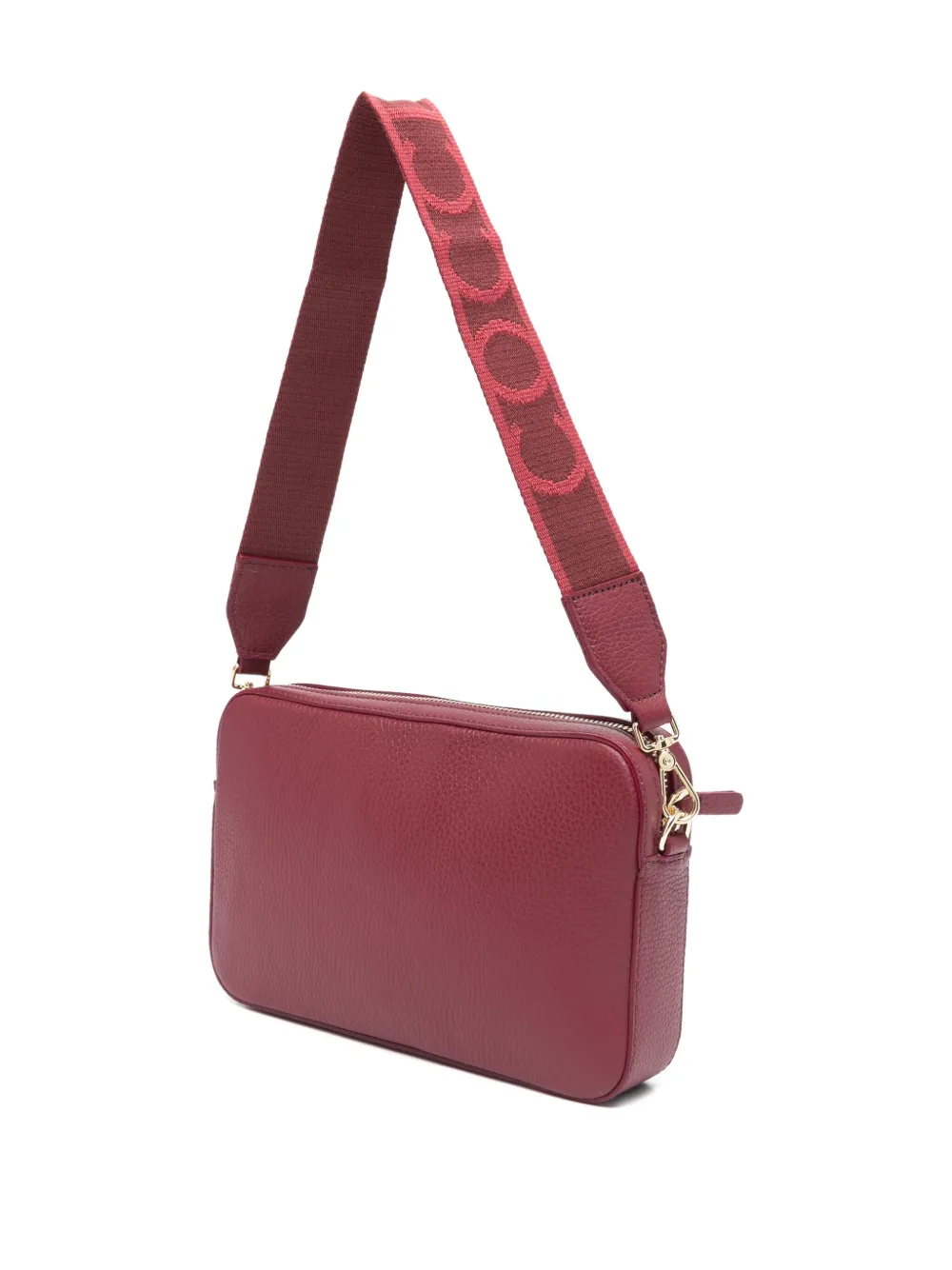 Coccinelle Leather Crossbody Bag In Red