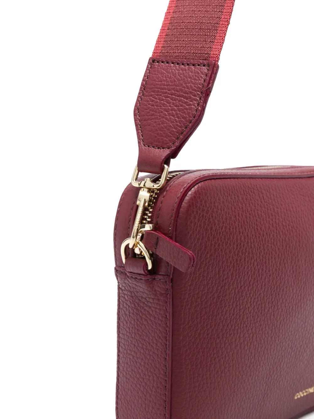 Coccinelle Leather Crossbody Bag In Red