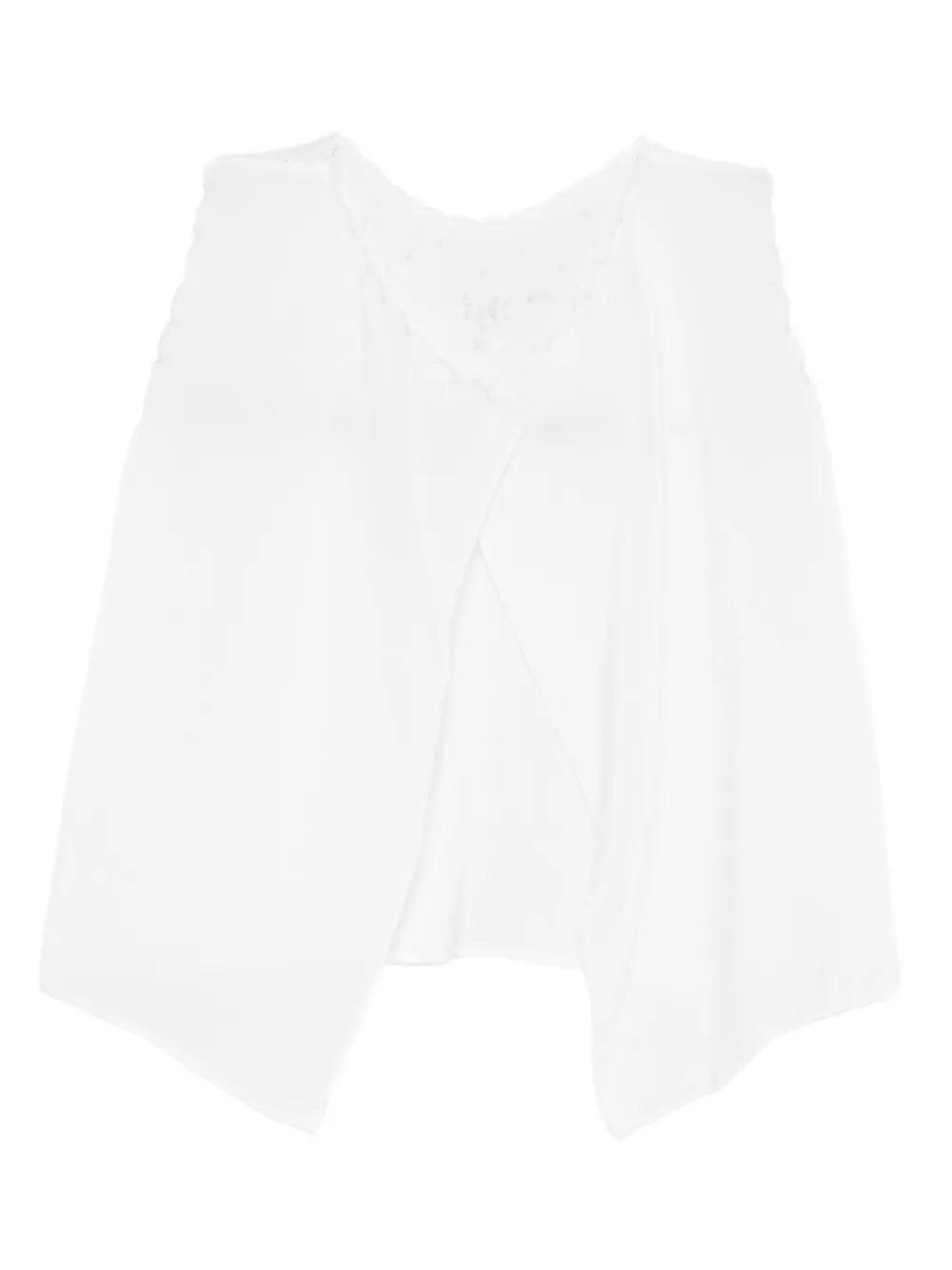 Mariella Ferrari Top met borduurwerk Wit