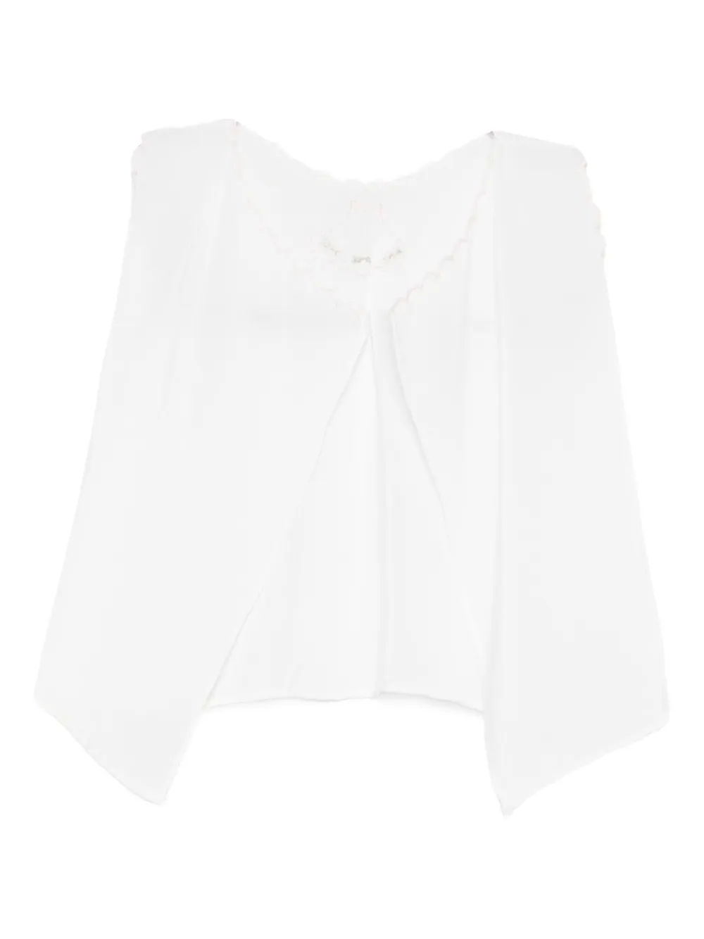 Mariella Ferrari Top met borduurwerk Wit