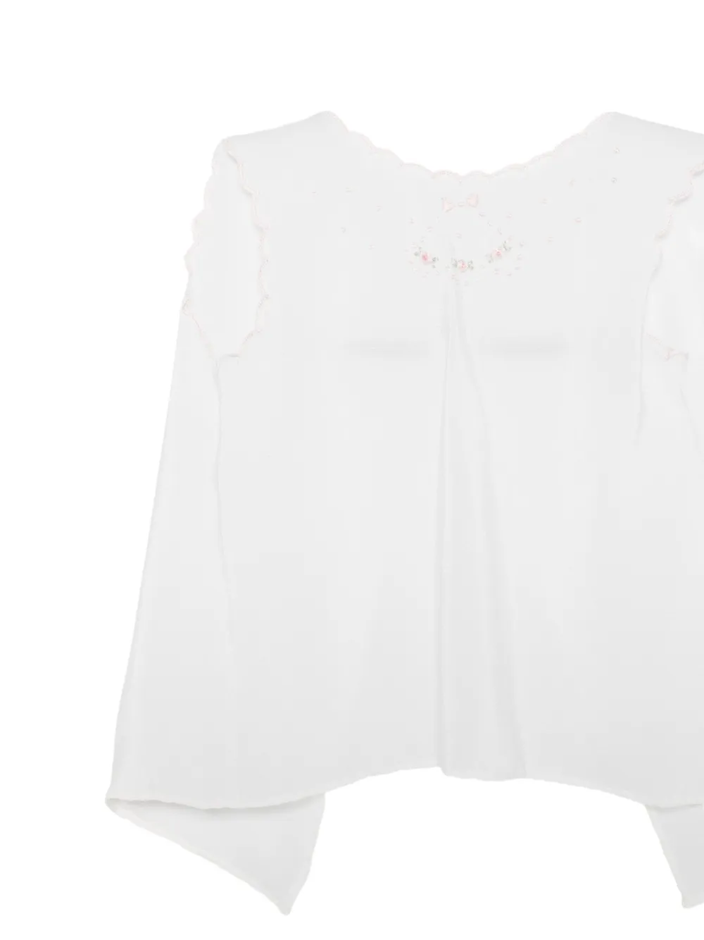 Mariella Ferrari Top met borduurwerk Wit