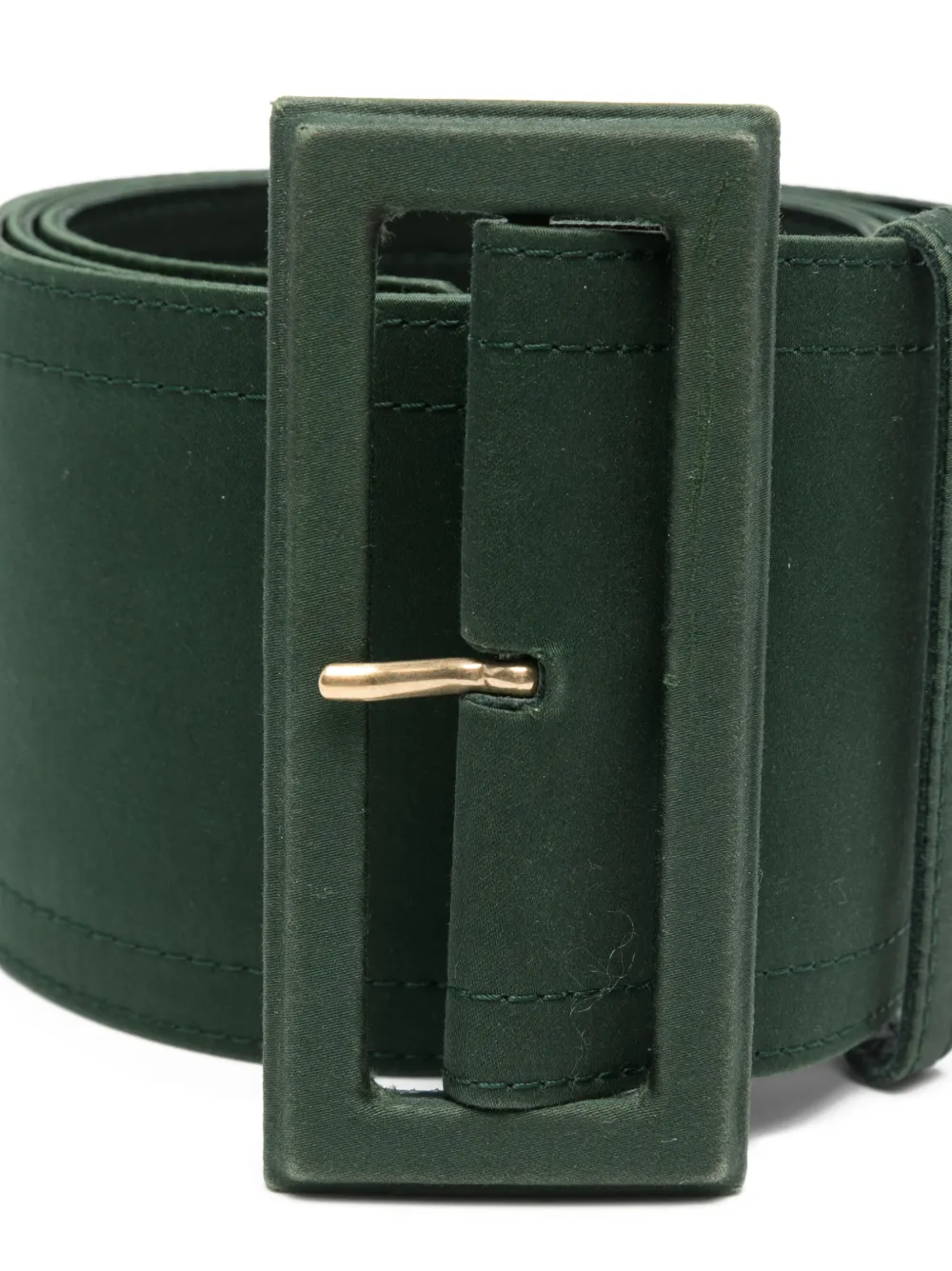 CELINE Pre-owned 2000s Rectangle-buckle Belt In Green