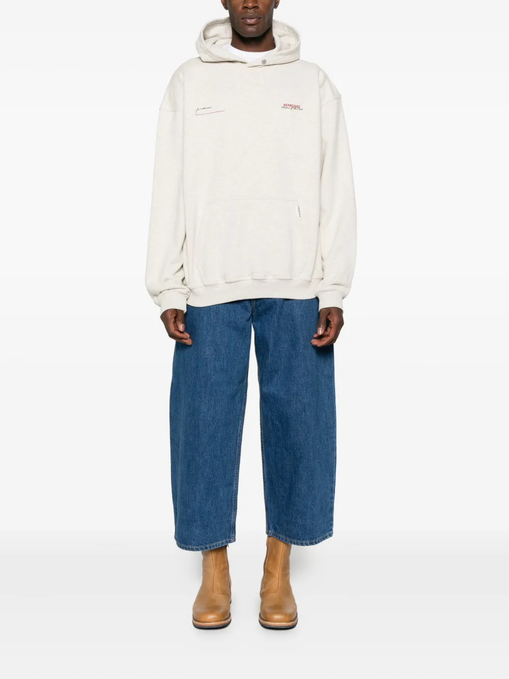 Represent Cotton Sweatshirts In White