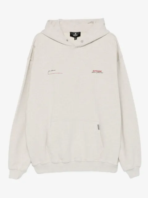 Represent sudadera de algodón con capucha