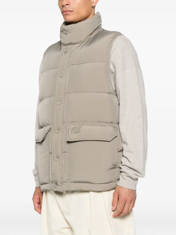 Maison Kitsuné パデッドベスト | グレー | FARFETCH JP