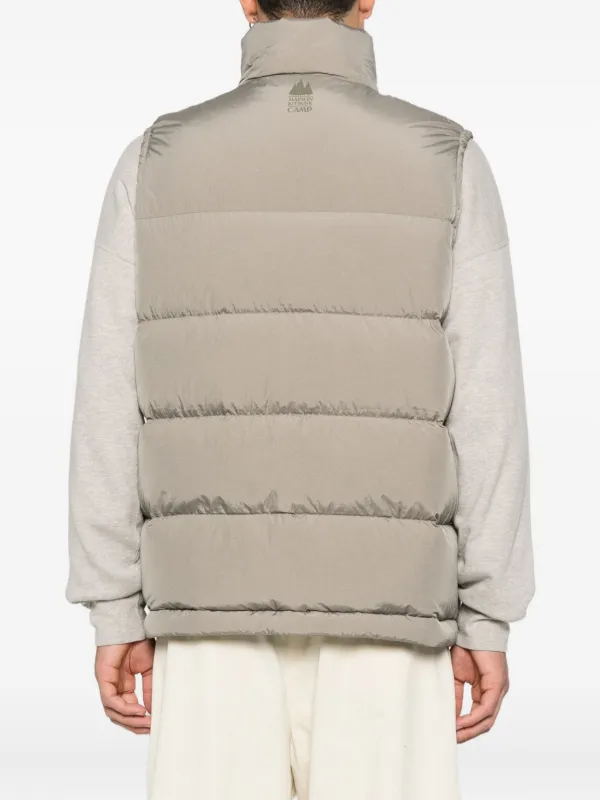 Maison Kitsuné パデッドベスト | グレー | FARFETCH JP