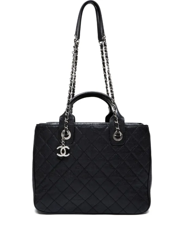 CHANEL Pre-Owned 2018 キルティング ショルダーバッグ | ブラック