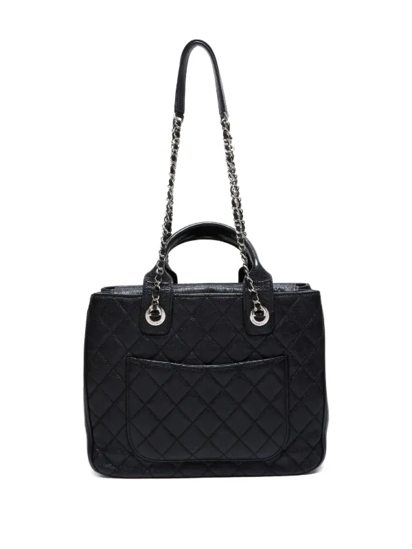 CHANEL Pre-Owned 2018 キルティング ショルダーバッグ | ブラック