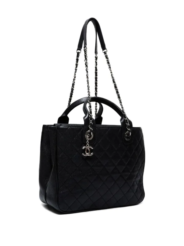 CHANEL Pre-Owned 2018 キルティング ショルダーバッグ | ブラック