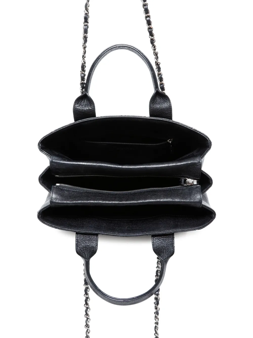 CHANEL Pre-Owned 2018 2way gewatteerde schoudertas Zwart