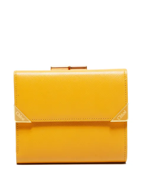Chloé Pre-Owned 2010-2025 logo-plaque wallet
