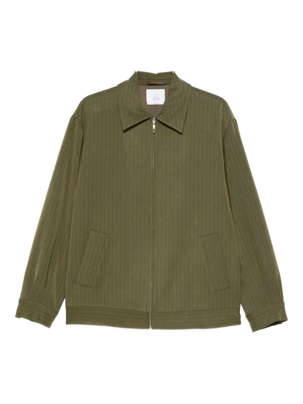 LE SULLY STUDIO pinstriped jacket | verde | Image 1