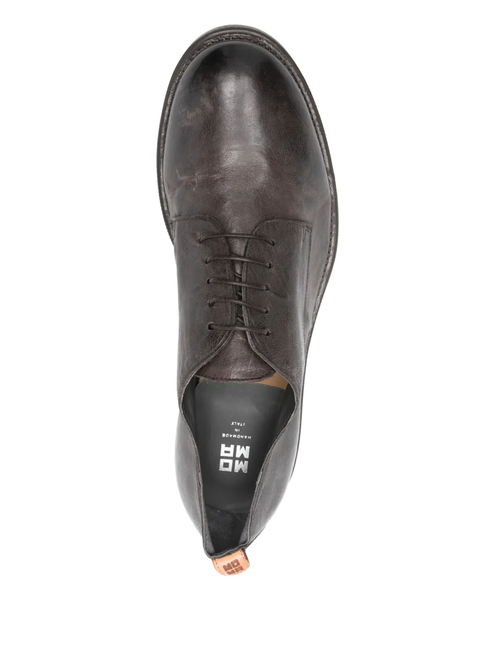 Moma Leren derby schoenen Bruin