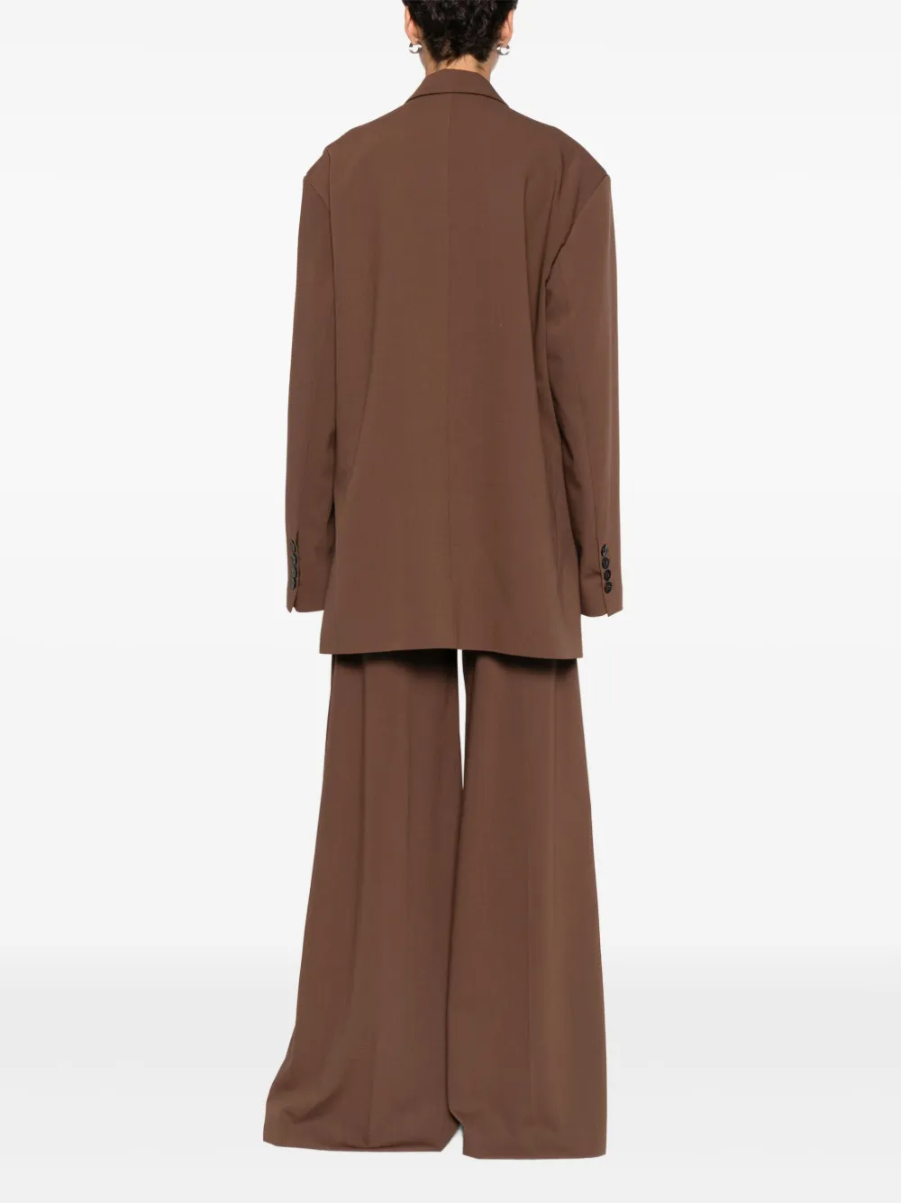 LE SULLY STUDIO Blazer met enkele rij knopen Bruin