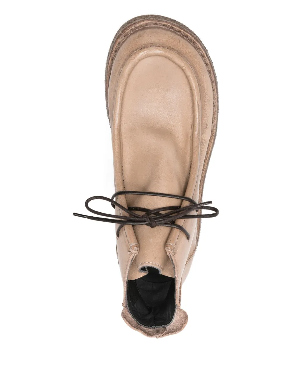 Moma Lace-up Ankle Boots In Neutral