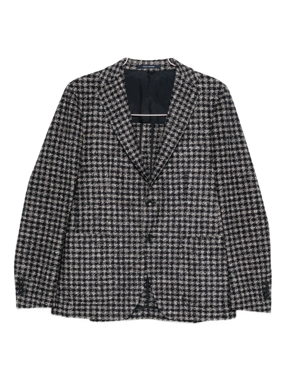 Tagliatore houndstooth-pattern blazer | Grey | Image 1