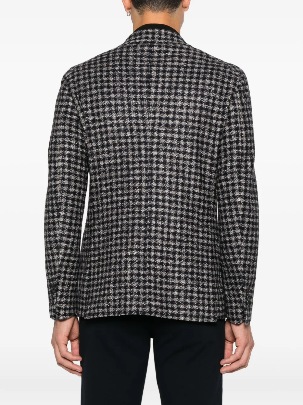 Tagliatore Blazer met pied-de-poule print Grijs