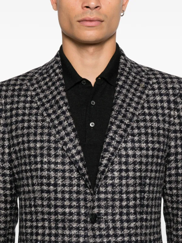 タリアトーレ ハウンドトゥース ジャケット Tagliatore ハウンドトゥース ジャケット | グレー | FARFETCH JP