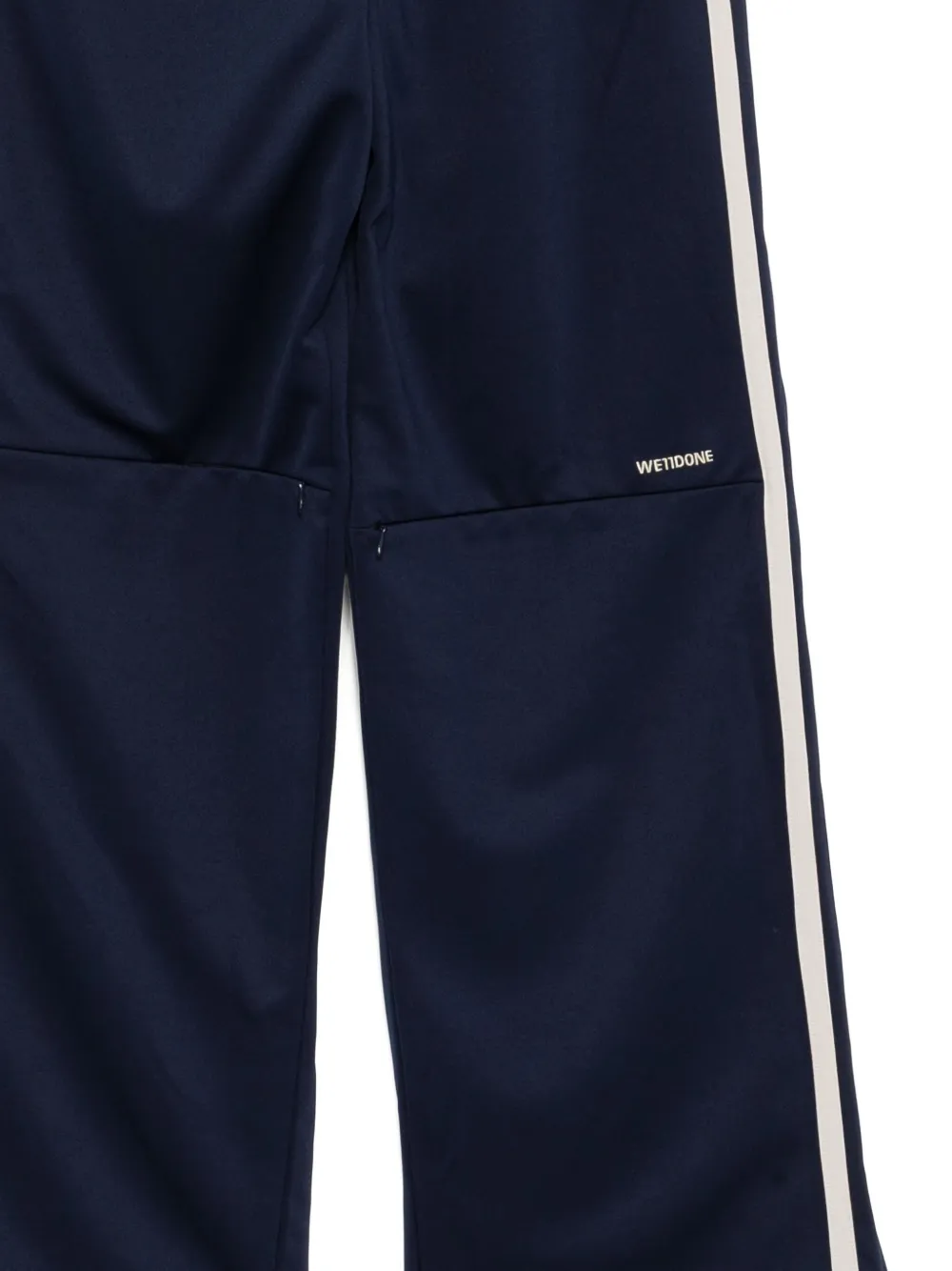 We11done Trainingsbroek met contrasterende afwerking Blauw