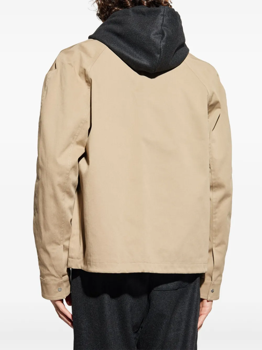 FENDI Jack met borstzak en rits Beige