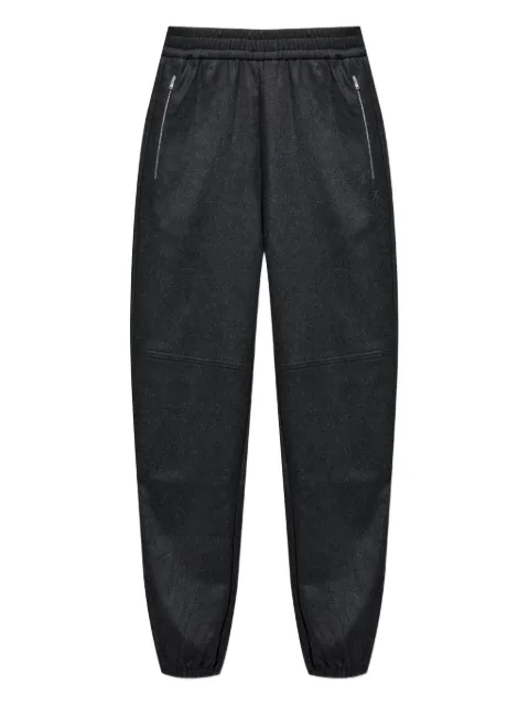 FENDI zip-detail cashmere track pants