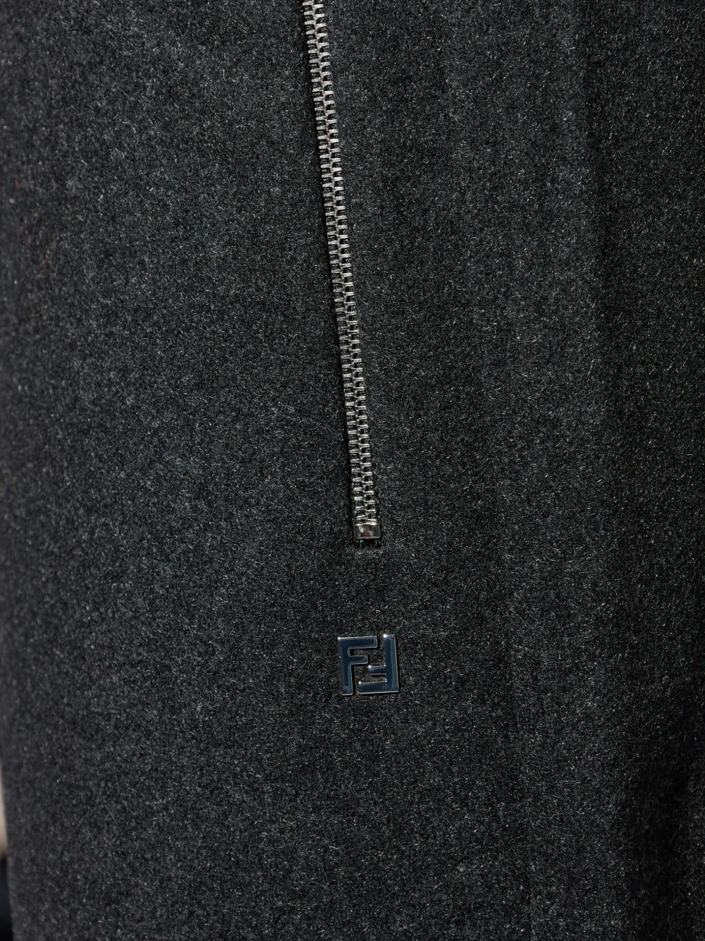 FENDI Kasjmier trainingsbroek met rits Grijs