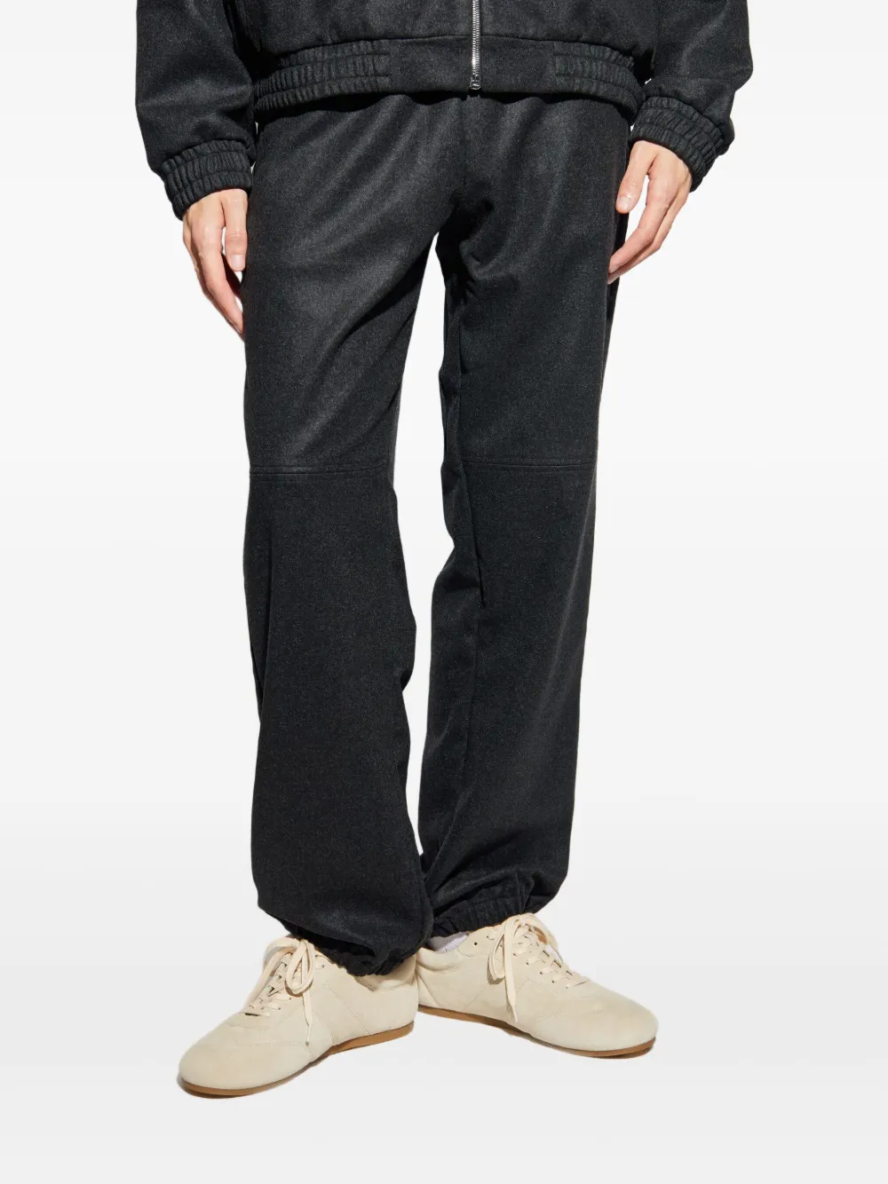 FENDI Kasjmier trainingsbroek met rits Grijs