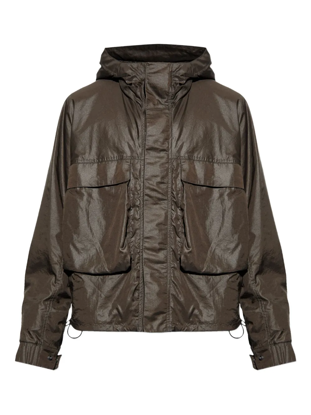 LEMAIRE veste multi-poches à capuche | marron | Image 1