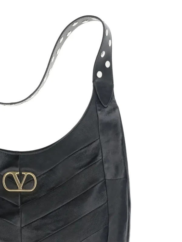 Valentino Vロゴ ショルダーバッグ ブラック Valentino Garavani Vロゴ ショルダーバッグ | ブラック