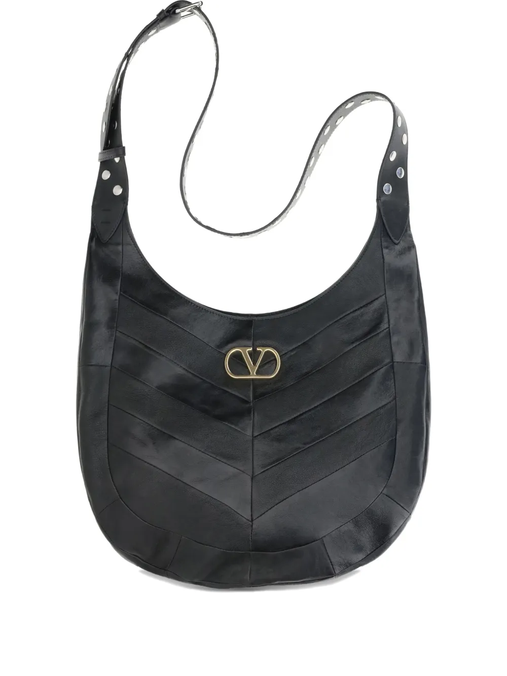 Valentino Garavani Vlogo shoulder bag - Zwart