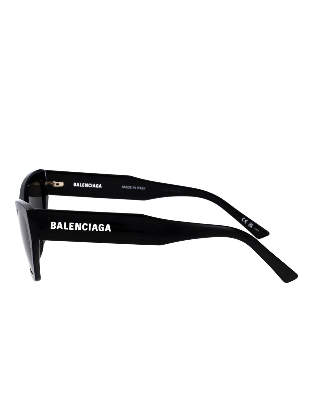 Balenciaga Eyewear Zonnebril met logoprint Zwart