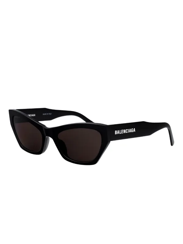 Balenciaga Eyewear ロゴ サングラス | ブラック | FARFETCH JP