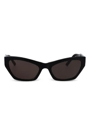 Balenciaga Eyewear Orbit Cat Sunglasses | Black | FARFETCH AO