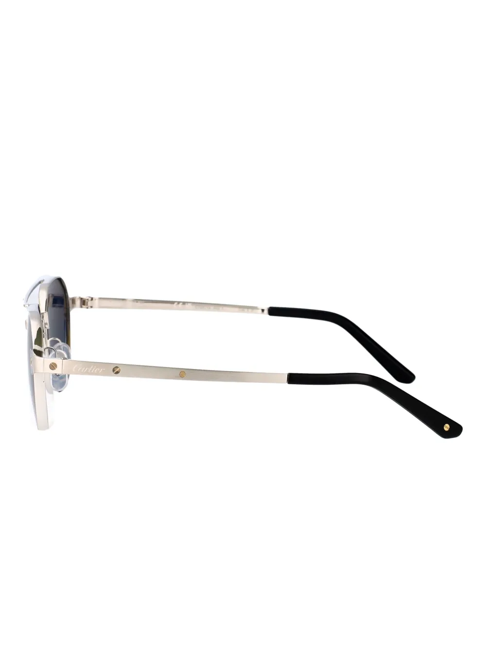 Cartier Eyewear Santos De Cartier zonnebril Zilver
