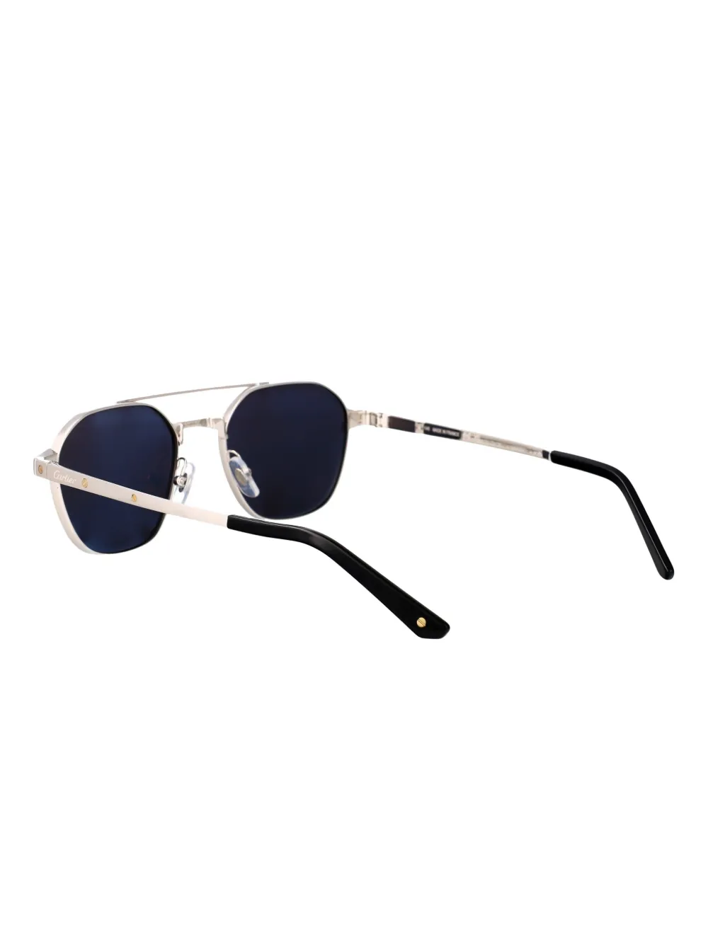 Cartier Eyewear Santos De Cartier zonnebril Zilver