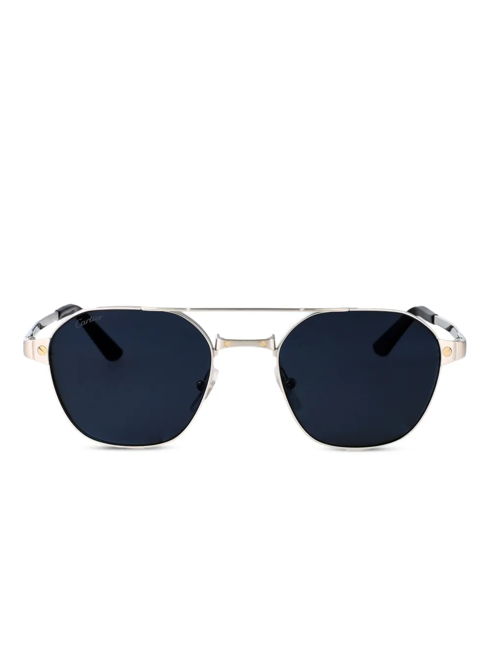 Cartier Eyewear Santos De Cartier サングラス - シルバートーン