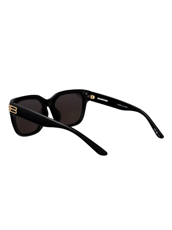 Balenciaga Eyewear BB-logo square-frame Sunglasses | Black  display picture 3