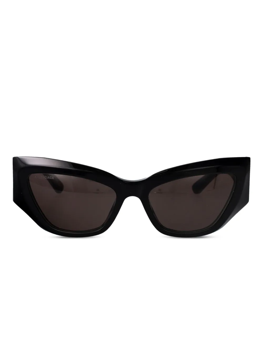 Balenciaga Eyewear bb-logo geometric-frame sunglasses - Schwarz