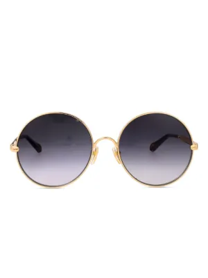 Chloé Eyewear グラデーション サングラス | ゴールドトーン | FARFETCH JP