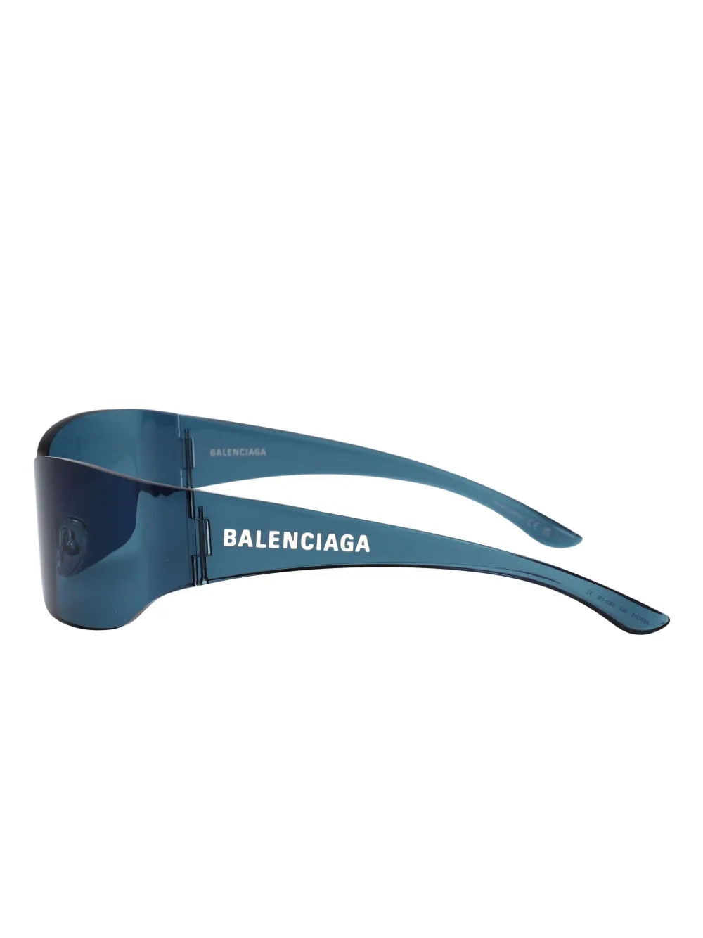 Balenciaga Eyewear Mono zonnebril Blauw