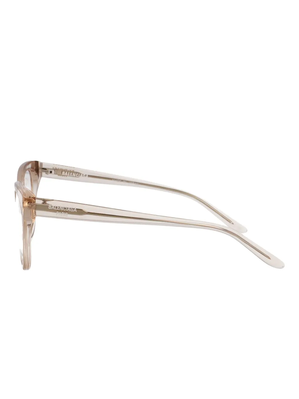 Balenciaga Eyewear Bril met cat-eye montuur Beige