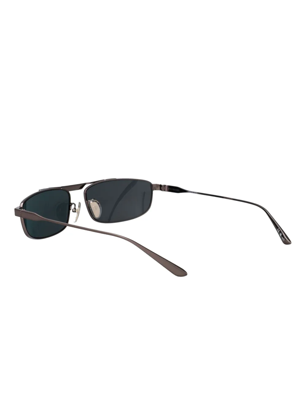 Balenciaga Eyewear Zonnebril met rechthoekig montuur Grijs