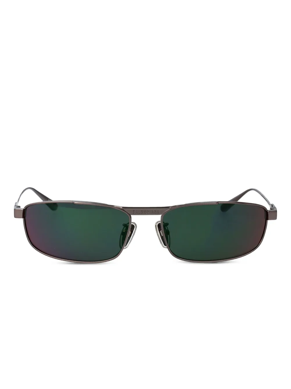 Balenciaga Eyewear rectangle-frame sunglasses - Grigio